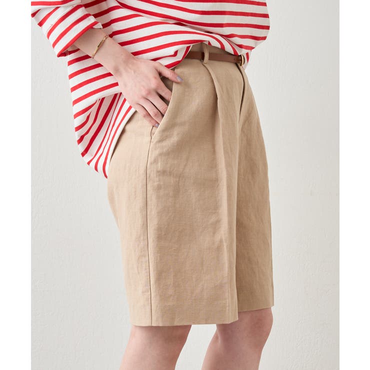 【SHENERY】リネンハーフパンツ | PAL GROUP OUTLET | 詳細画像13 