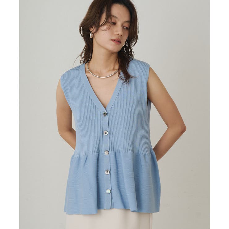 【Loungedress】ペプラムノースリKN | PAL GROUP OUTLET | 詳細画像9 