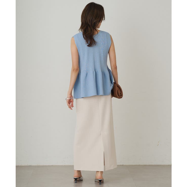 【Loungedress】ペプラムノースリKN | PAL GROUP OUTLET | 詳細画像5 