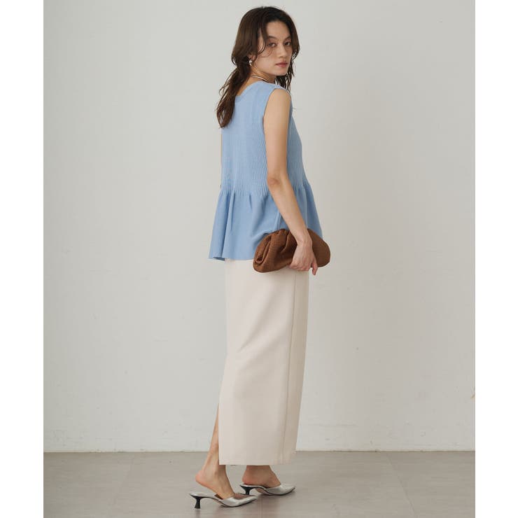 【Loungedress】ペプラムノースリKN | PAL GROUP OUTLET | 詳細画像6 