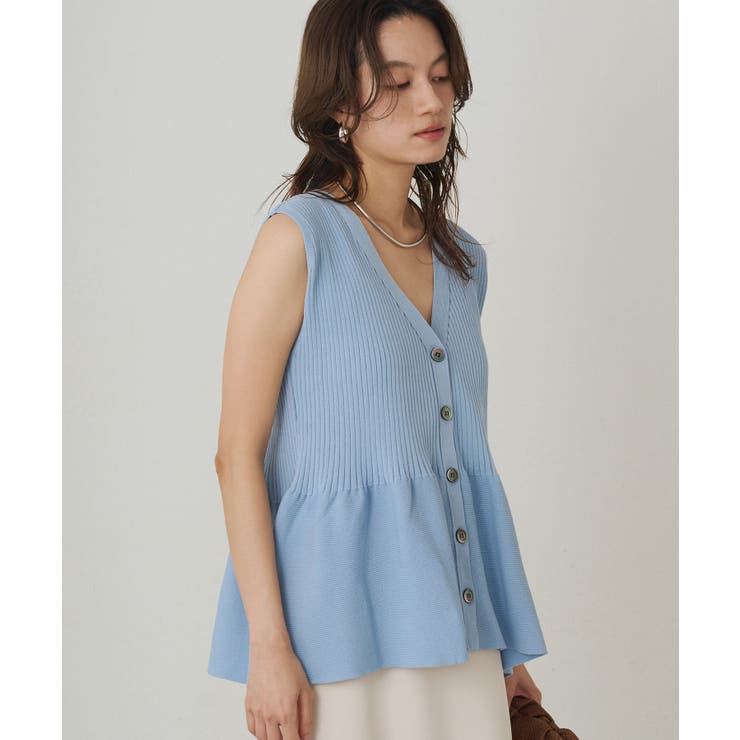 【Loungedress】ペプラムノースリKN | PAL GROUP OUTLET | 詳細画像8 