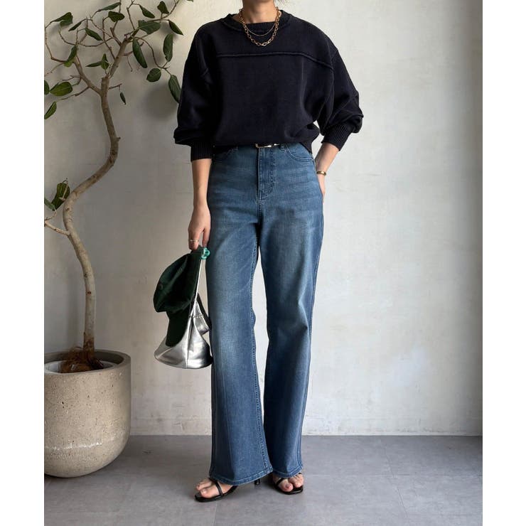 【DouDou】ピグメント加工スウエットライクニット | PAL GROUP OUTLET | 詳細画像11 