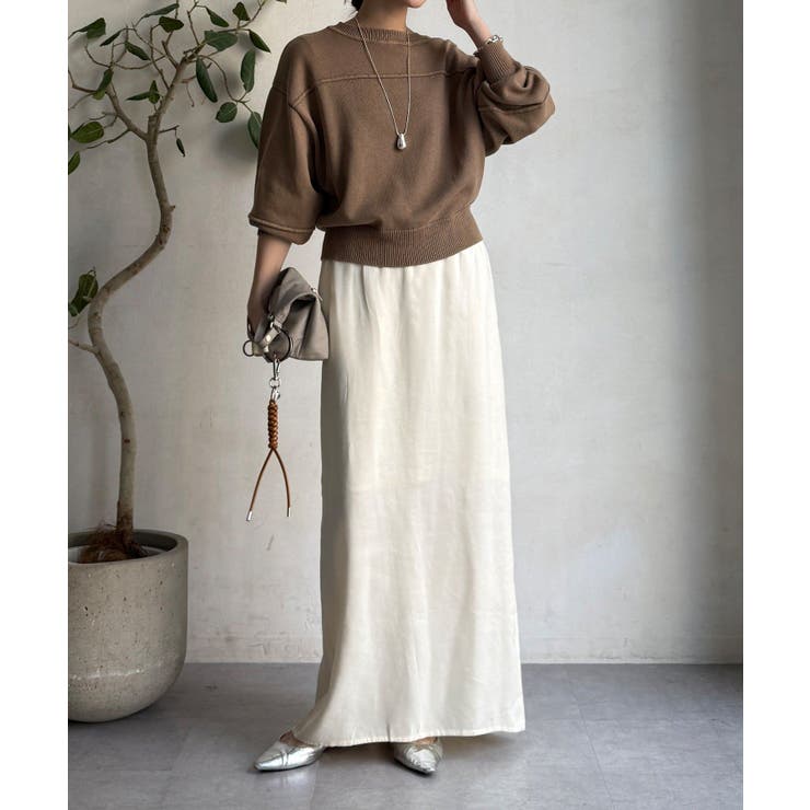 【DouDou】ピグメント加工スウエットライクニット | PAL GROUP OUTLET | 詳細画像29 