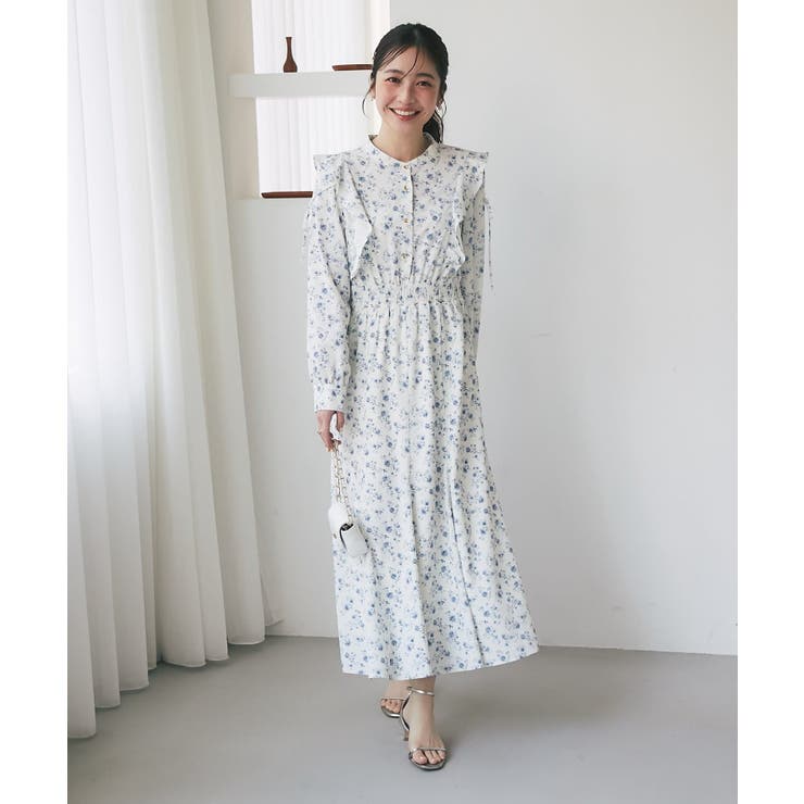 【La boutique BonBon】小花プリントマーメイドOP | PAL GROUP OUTLET | 詳細画像1 