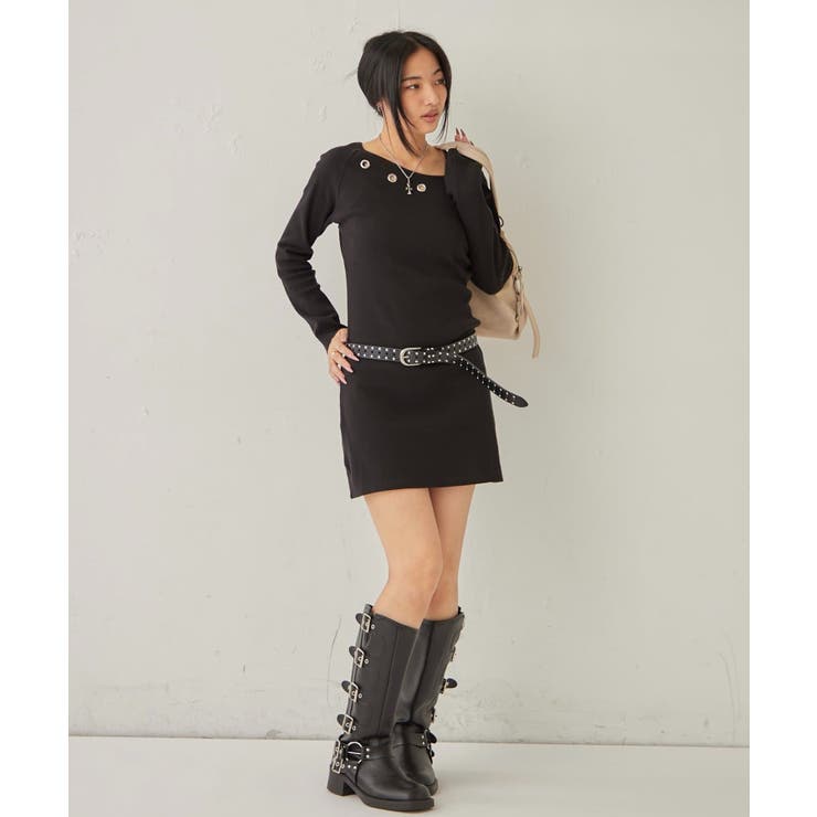 【WHO'S WHO gallery】アイレットリブワンピース | PAL GROUP OUTLET | 詳細画像10 