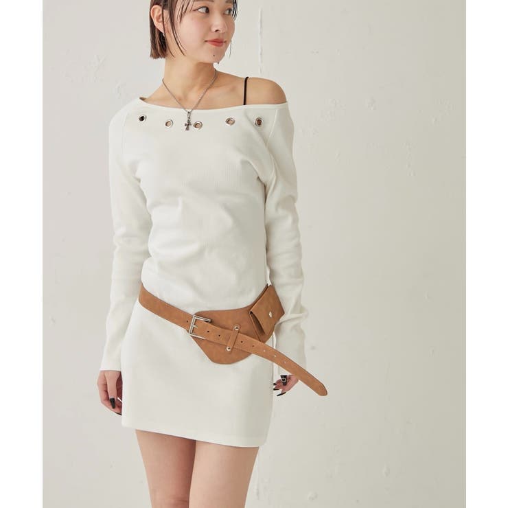 【WHO'S WHO gallery】アイレットリブワンピース | PAL GROUP OUTLET | 詳細画像2 