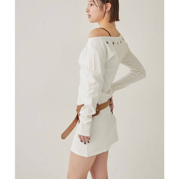 【WHO'S WHO gallery】アイレットリブワンピース | PAL GROUP OUTLET | 詳細画像3 