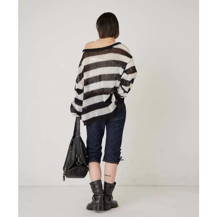 【WHO'S WHO gallery】レースアップデニムカプリパンツ | PAL GROUP OUTLET | 詳細画像21 