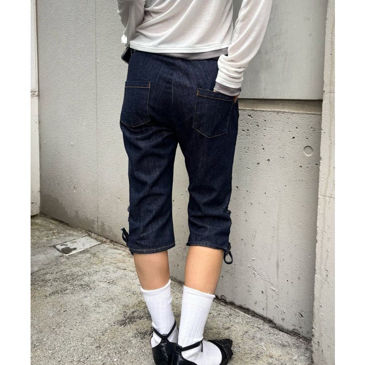 【WHO'S WHO gallery】レースアップデニムカプリパンツ | PAL GROUP OUTLET | 詳細画像30 