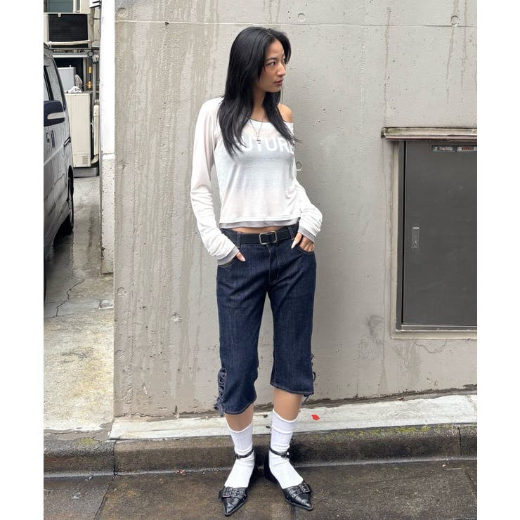 【WHO'S WHO gallery】レースアップデニムカプリパンツ | PAL GROUP OUTLET | 詳細画像31 