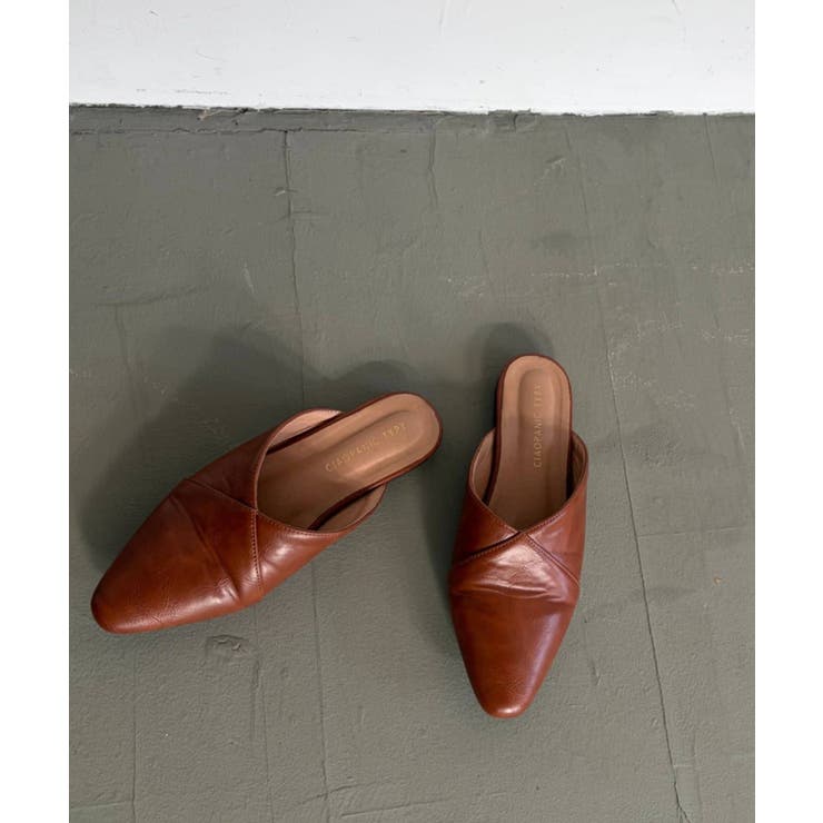 BROWN | 【CIAOPANIC TYPY】クロスデザインミュール | PAL GROUP OUTLET