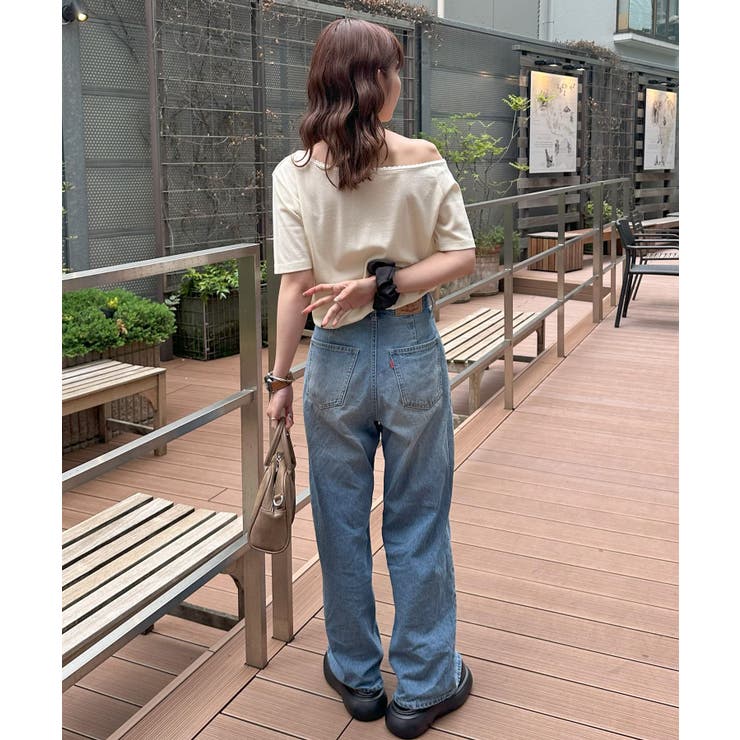 【Discoat】【umm】前後2WAY衿レース使いワンショルT | PAL GROUP OUTLET | 詳細画像7 
