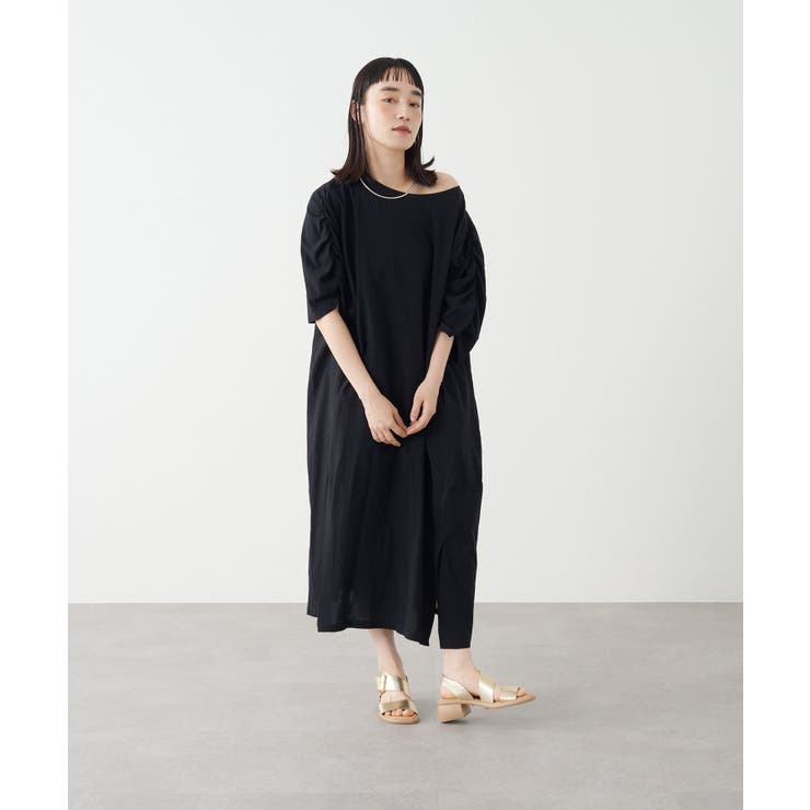 【Omekashi】ギャザーオフショルワンピース | PAL GROUP OUTLET | 詳細画像2 