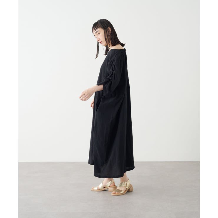 【Omekashi】ギャザーオフショルワンピース | PAL GROUP OUTLET | 詳細画像4 