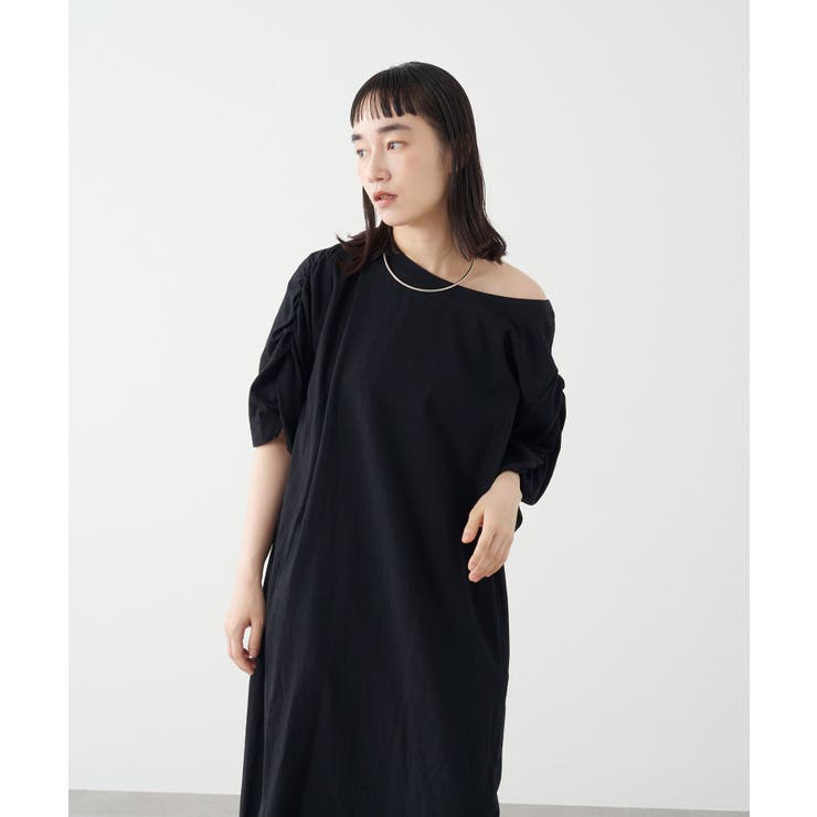 【Omekashi】ギャザーオフショルワンピース | PAL GROUP OUTLET | 詳細画像8 