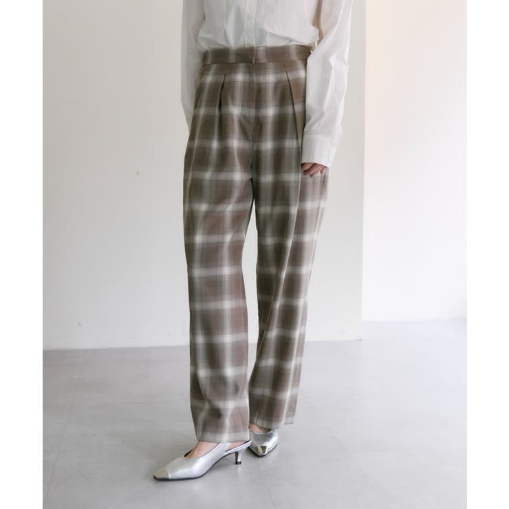 【ear PAPILLONNER】チェック柄パンツ【TOOLS × | PAL GROUP OUTLET | 詳細画像1 