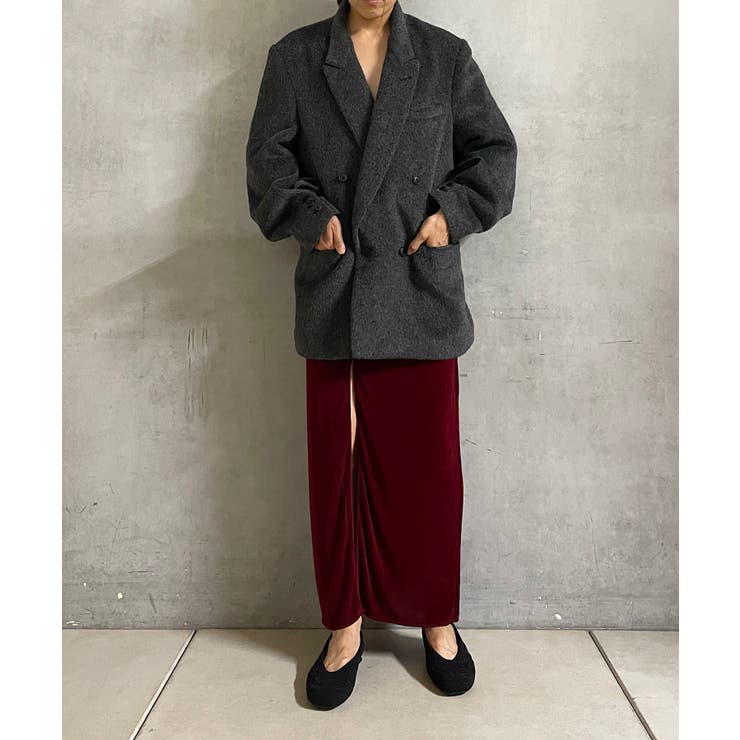 【Pasterip】Sheer rib zip skirt | PAL GROUP OUTLET | 詳細画像4 