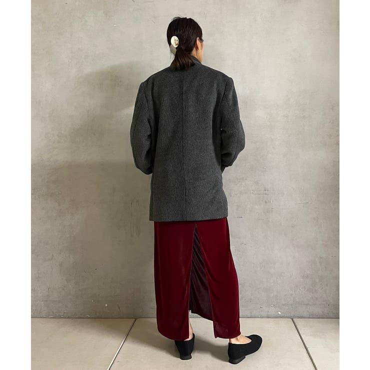 【Pasterip】Sheer rib zip skirt | PAL GROUP OUTLET | 詳細画像5 
