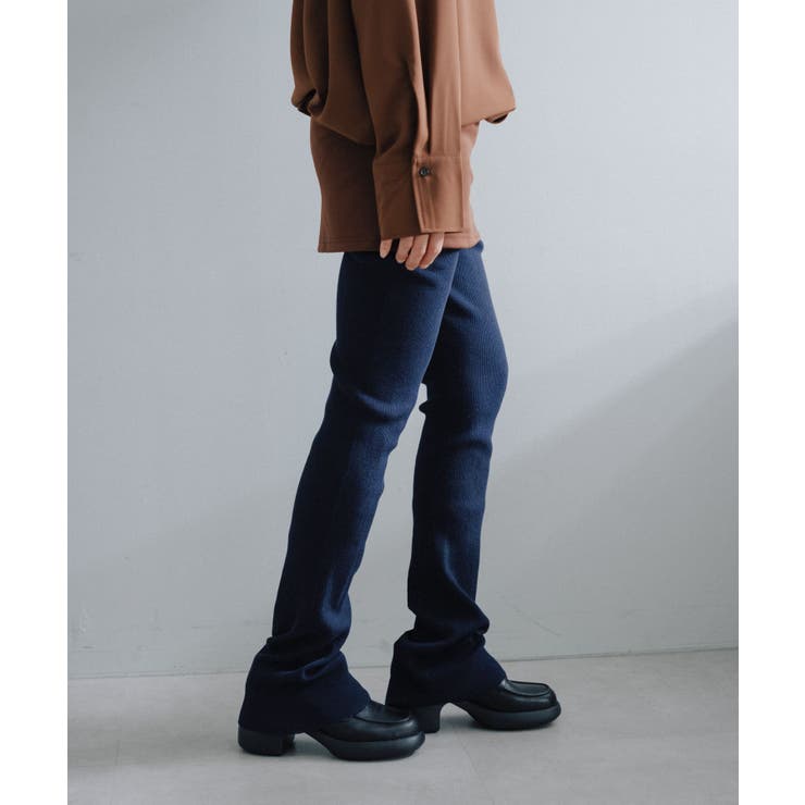 NAVY | 【Pasterip】Smoothly summer knit | PAL GROUP OUTLET