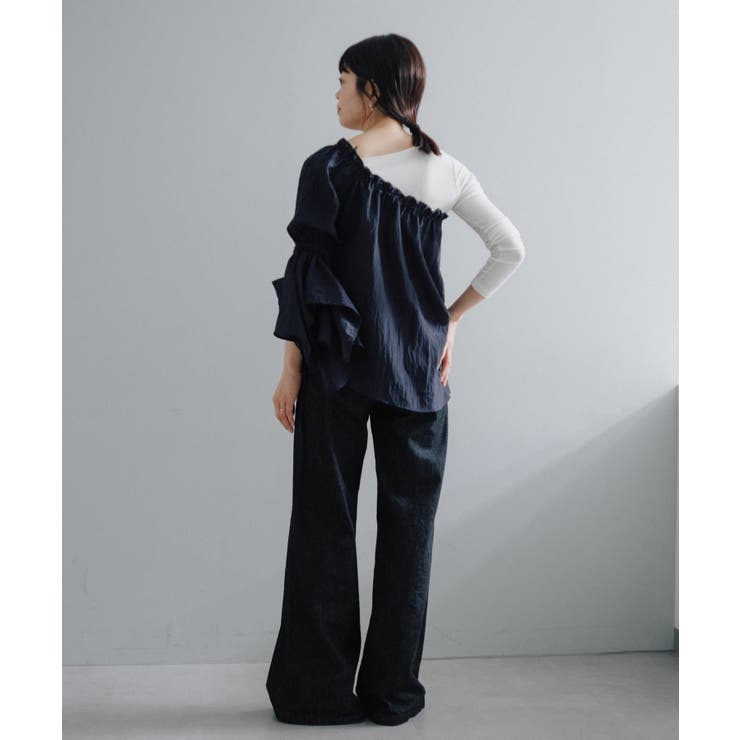 【Pasterip】Stripe one shoulder | PAL GROUP OUTLET | 詳細画像9 