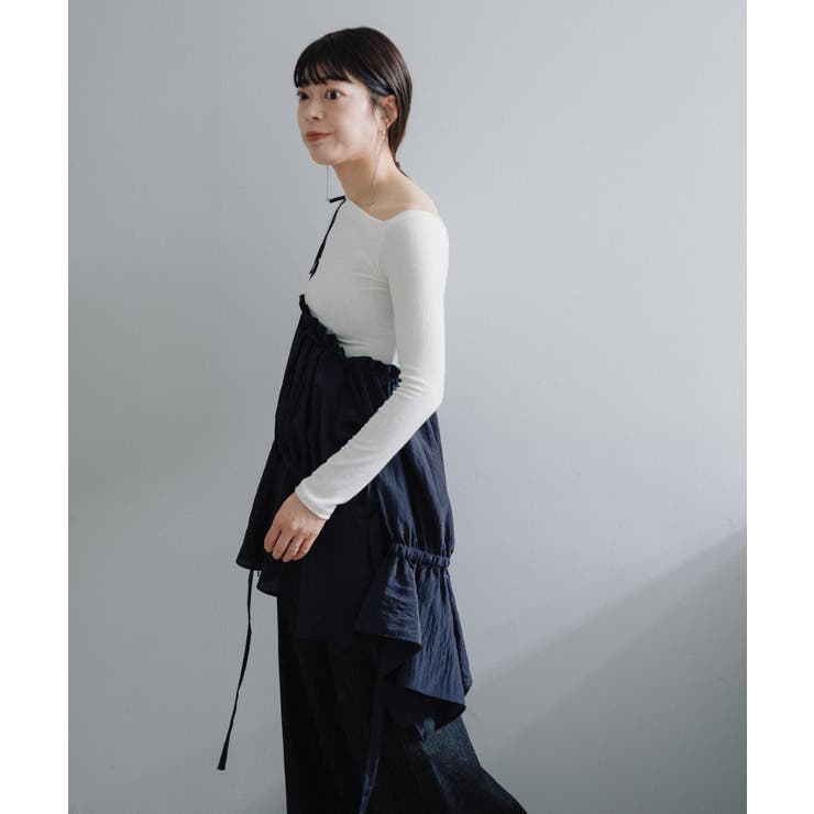 【Pasterip】Stripe one shoulder | PAL GROUP OUTLET | 詳細画像15 