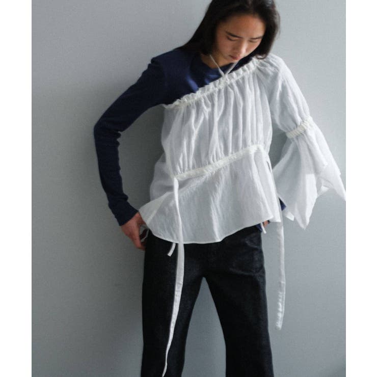 【Pasterip】Stripe one shoulder | PAL GROUP OUTLET | 詳細画像32 