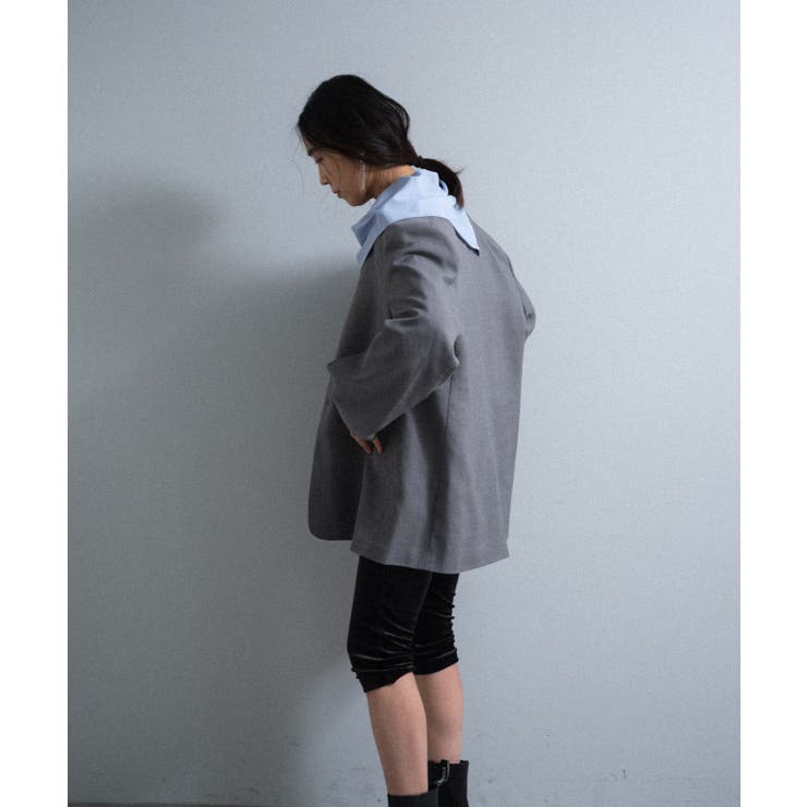 【Pasterip】Collarless dad jacket | PAL GROUP OUTLET | 詳細画像17 
