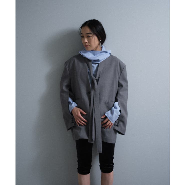 【Pasterip】Collarless dad jacket | PAL GROUP OUTLET | 詳細画像18 