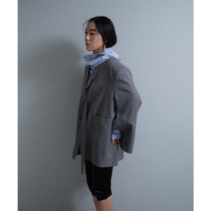 【Pasterip】Collarless dad jacket | PAL GROUP OUTLET | 詳細画像19 