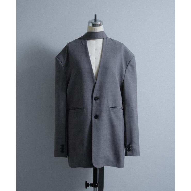 【Pasterip】Collarless dad jacket | PAL GROUP OUTLET | 詳細画像30 