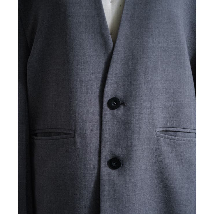 【Pasterip】Collarless dad jacket | PAL GROUP OUTLET | 詳細画像37 