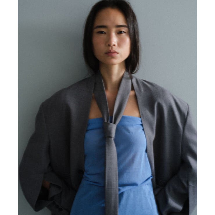 【Pasterip】Collarless dad jacket | PAL GROUP OUTLET | 詳細画像4 