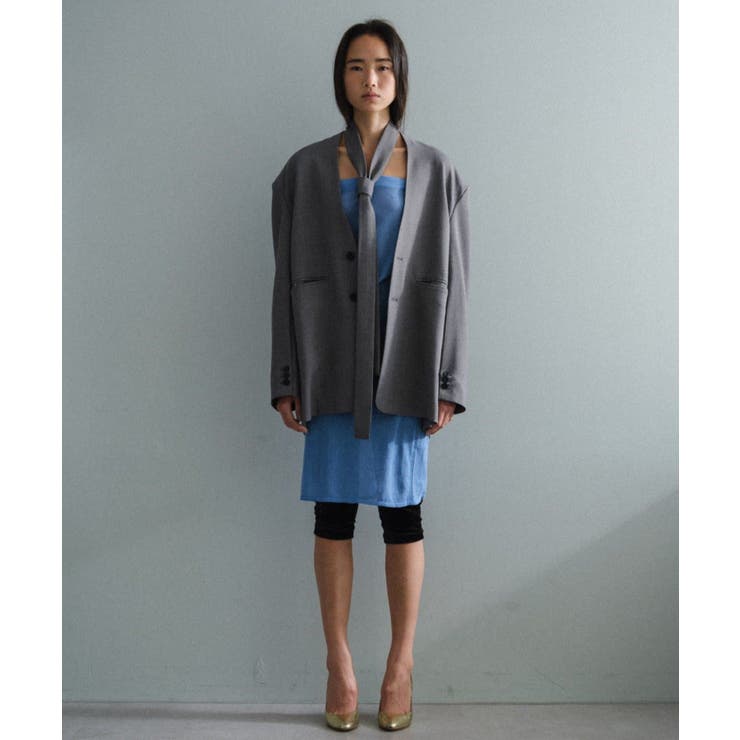 【Pasterip】Collarless dad jacket | PAL GROUP OUTLET | 詳細画像6 