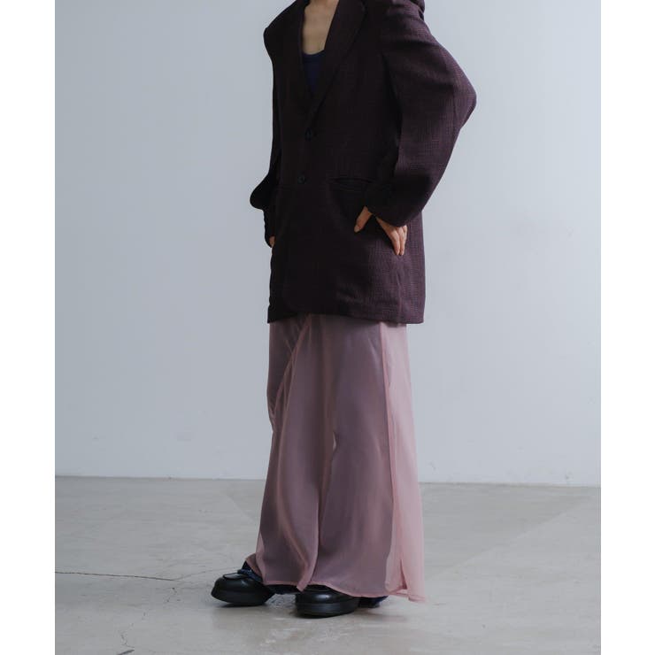 【Pasterip】Organdy layering skirt | PAL GROUP OUTLET | 詳細画像9 