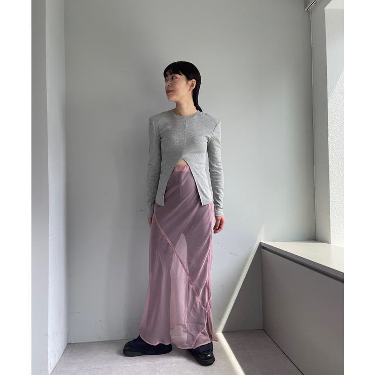 【Pasterip】Organdy layering skirt | PAL GROUP OUTLET | 詳細画像15 