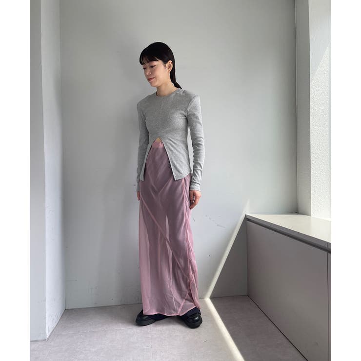 【Pasterip】Organdy layering skirt | PAL GROUP OUTLET | 詳細画像16 