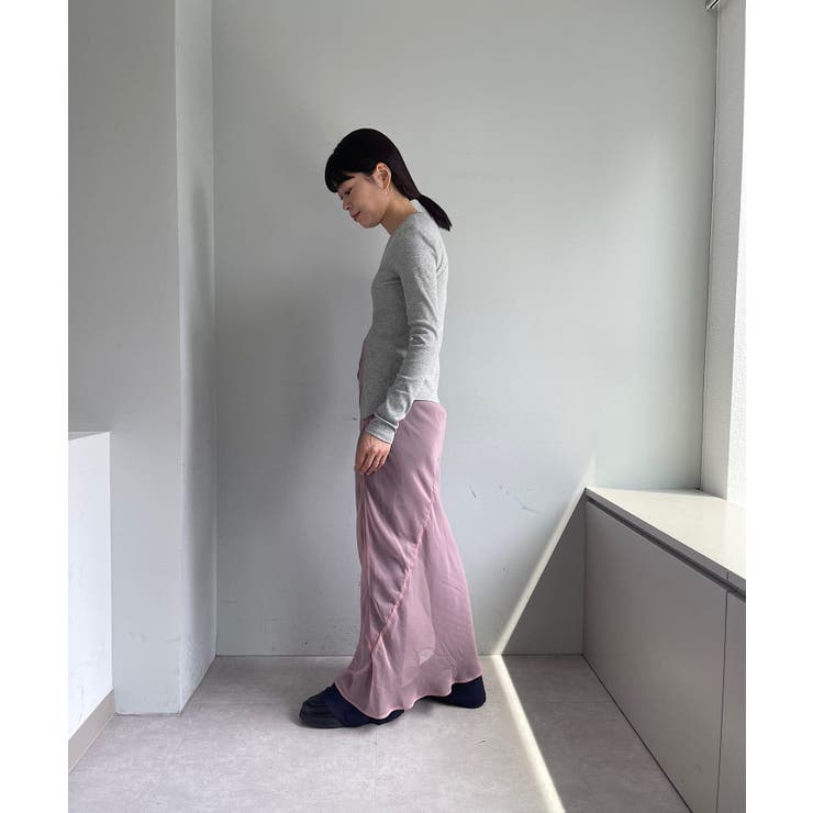 【Pasterip】Organdy layering skirt | PAL GROUP OUTLET | 詳細画像17 