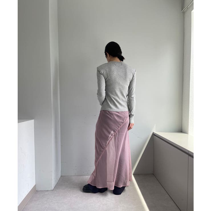 【Pasterip】Organdy layering skirt | PAL GROUP OUTLET | 詳細画像18 