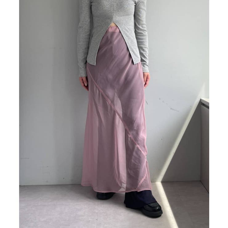 【Pasterip】Organdy layering skirt | PAL GROUP OUTLET | 詳細画像19 