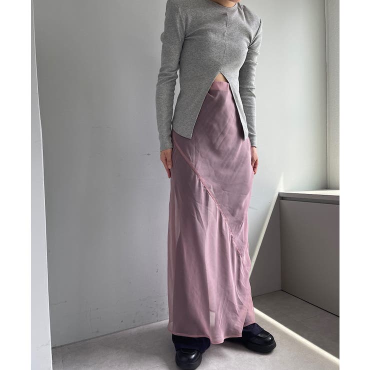 【Pasterip】Organdy layering skirt | PAL GROUP OUTLET | 詳細画像20 