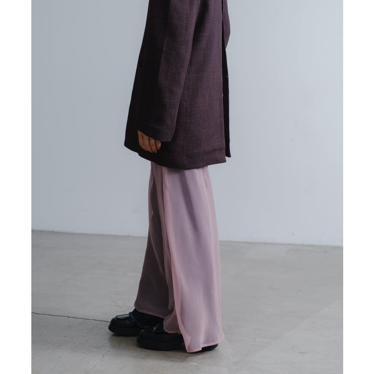 【Pasterip】Organdy layering skirt | PAL GROUP OUTLET | 詳細画像2 