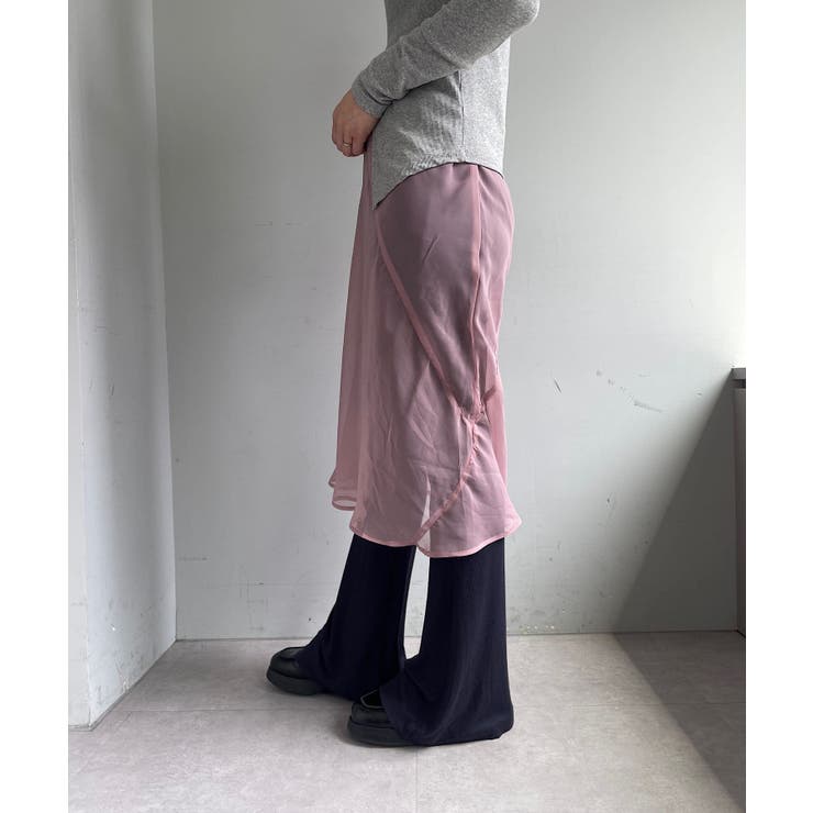 【Pasterip】Organdy layering skirt | PAL GROUP OUTLET | 詳細画像29 