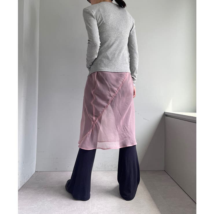 【Pasterip】Organdy layering skirt | PAL GROUP OUTLET | 詳細画像30 