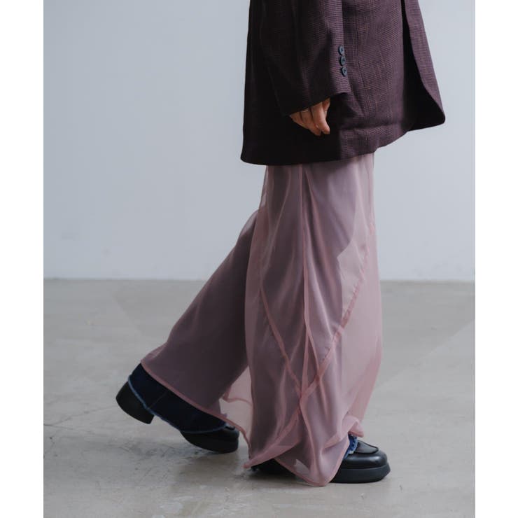 【Pasterip】Organdy layering skirt | PAL GROUP OUTLET | 詳細画像5 