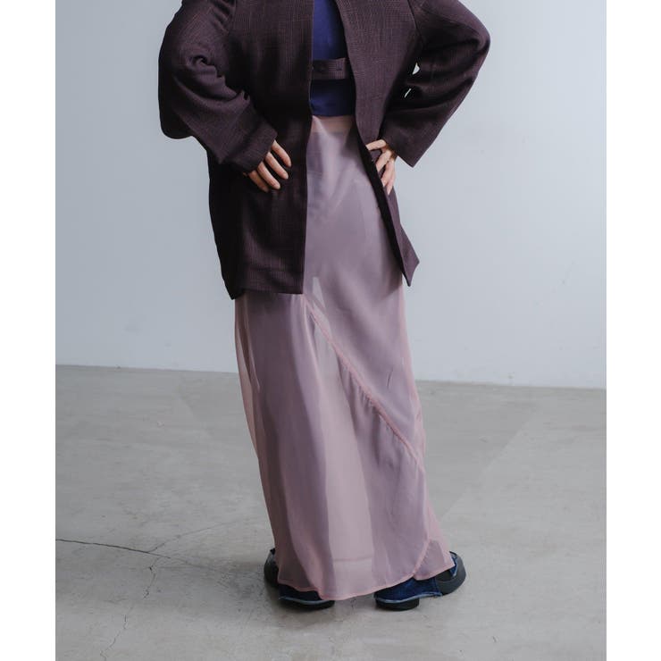 【Pasterip】Organdy layering skirt | PAL GROUP OUTLET | 詳細画像7 