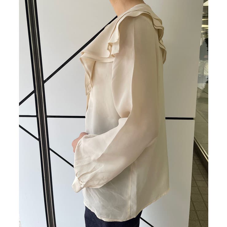 【Pasterip】Collared design blouse | PAL GROUP OUTLET | 詳細画像3 