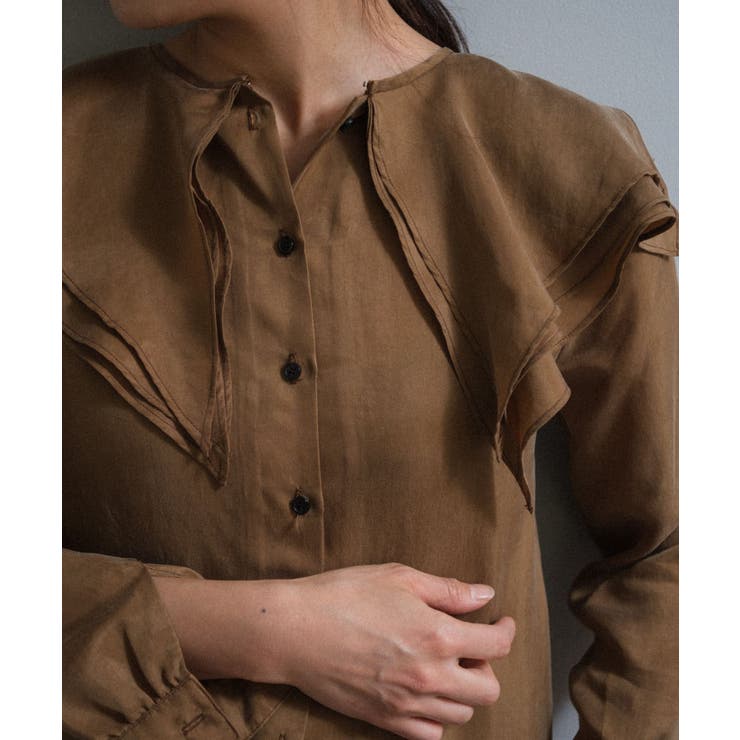 【Pasterip】Collared design blouse | PAL GROUP OUTLET | 詳細画像17 