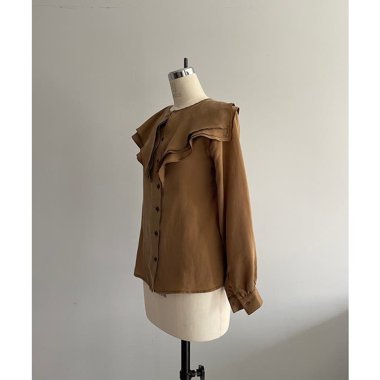 【Pasterip】Collared design blouse | PAL GROUP OUTLET | 詳細画像27 