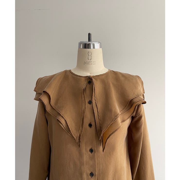 【Pasterip】Collared design blouse | PAL GROUP OUTLET | 詳細画像29 