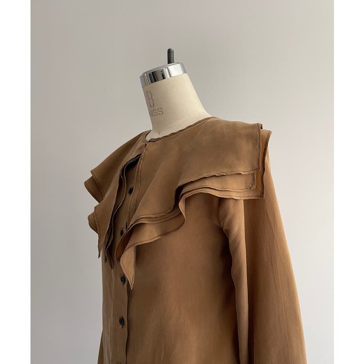 【Pasterip】Collared design blouse | PAL GROUP OUTLET | 詳細画像30 